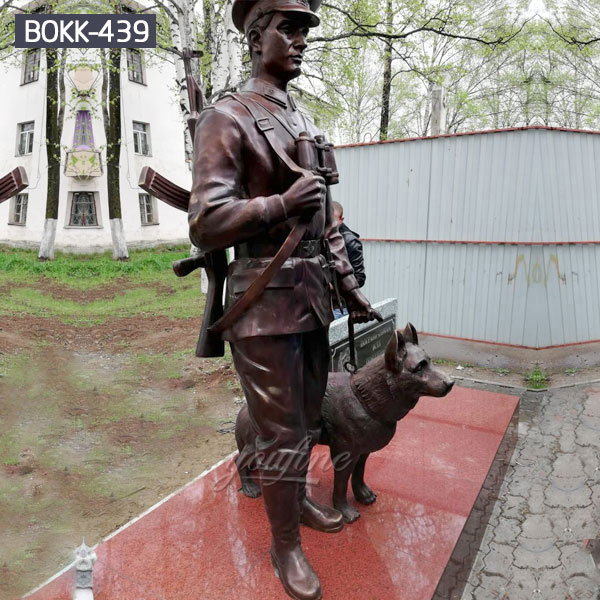 Outdoor Life Size Bronze Military Soldier Statue for Sale BOKK-29